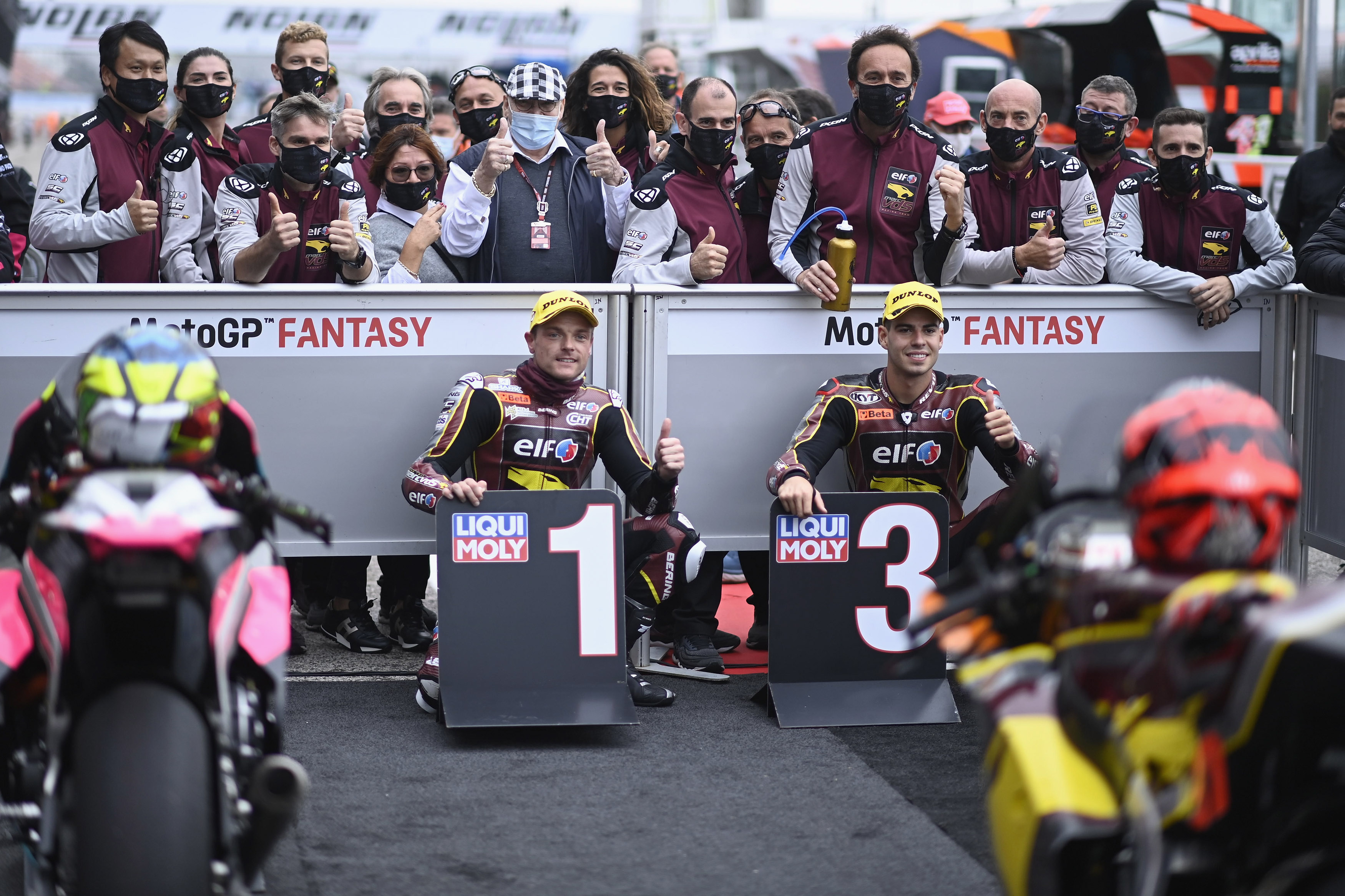 Lowes Powers To Record Breaking Pole Position In Misano Elf Marc Vds Racing Team