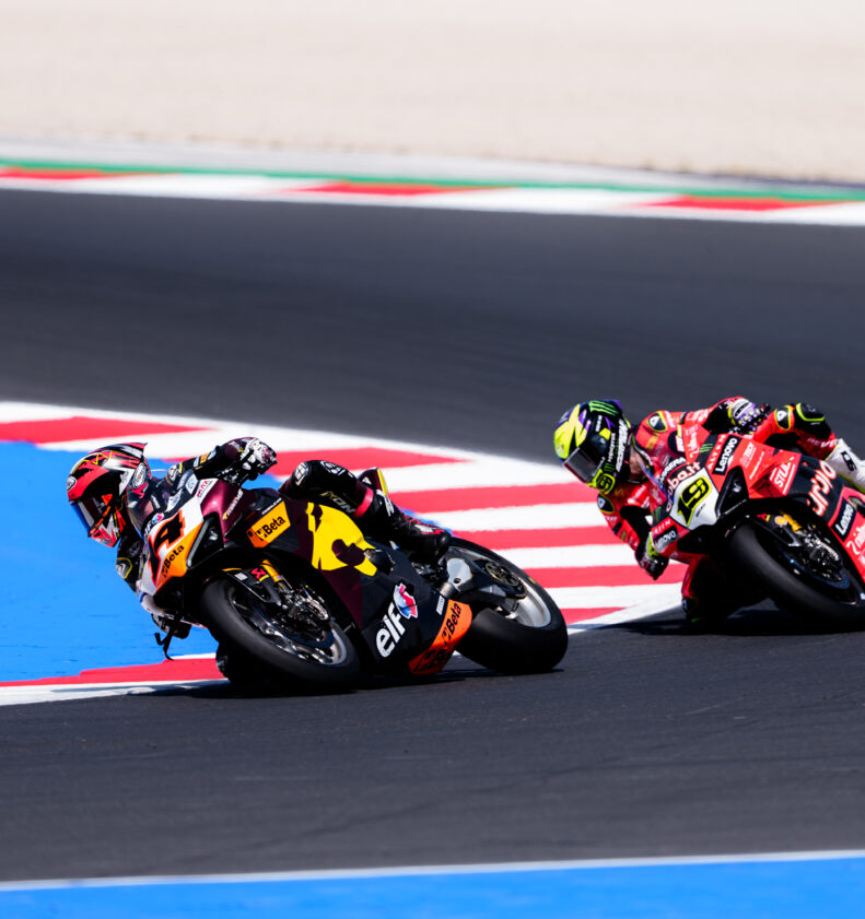 Lowes fights for top six at baking hot Misano 1