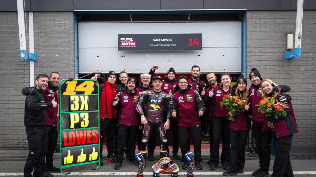 Podium clean sweep in dream weekend for Lowes at Assen 11