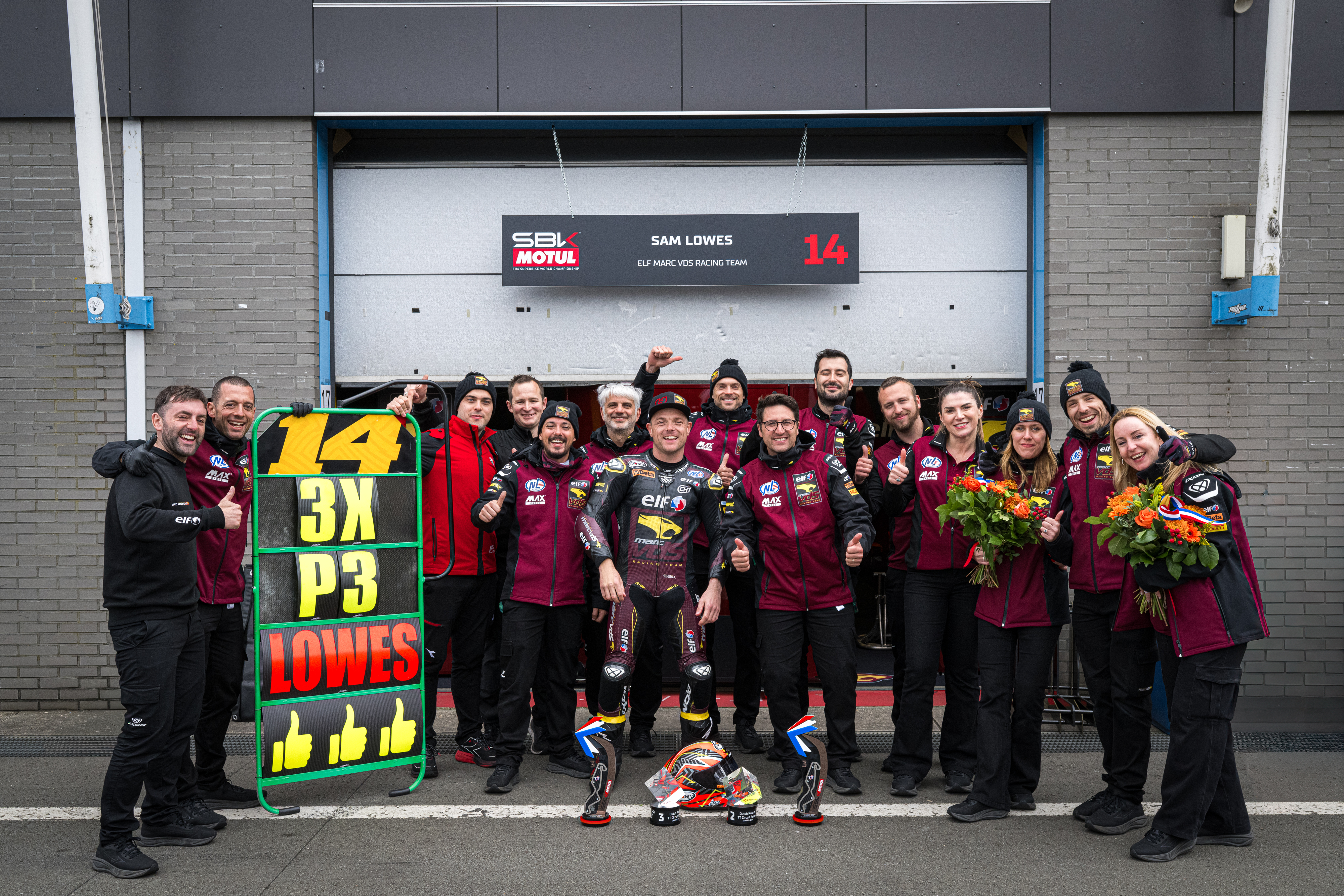Podium clean sweep in dream weekend for Lowes at Assen 1
