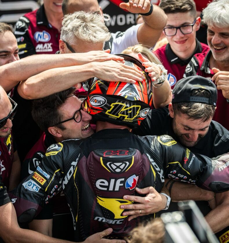 Lowes motors to podium treble in Aragón 1