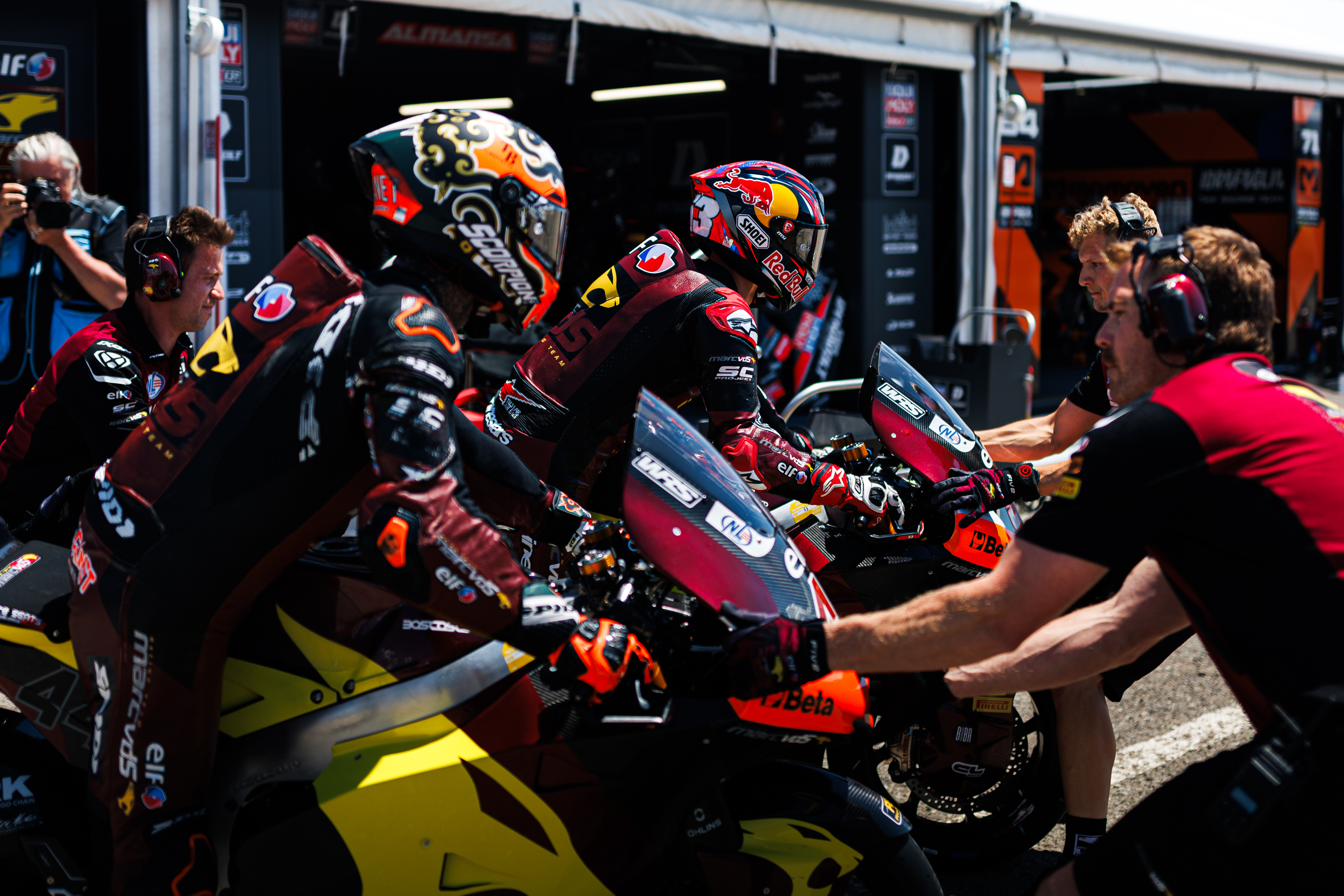 Marc VDS duo take important lessons from Italian qualifying 1